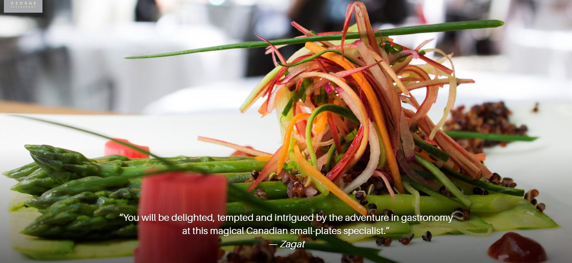 GEORGE Restaurant Best Fancy High-End Restaurants in Toronto