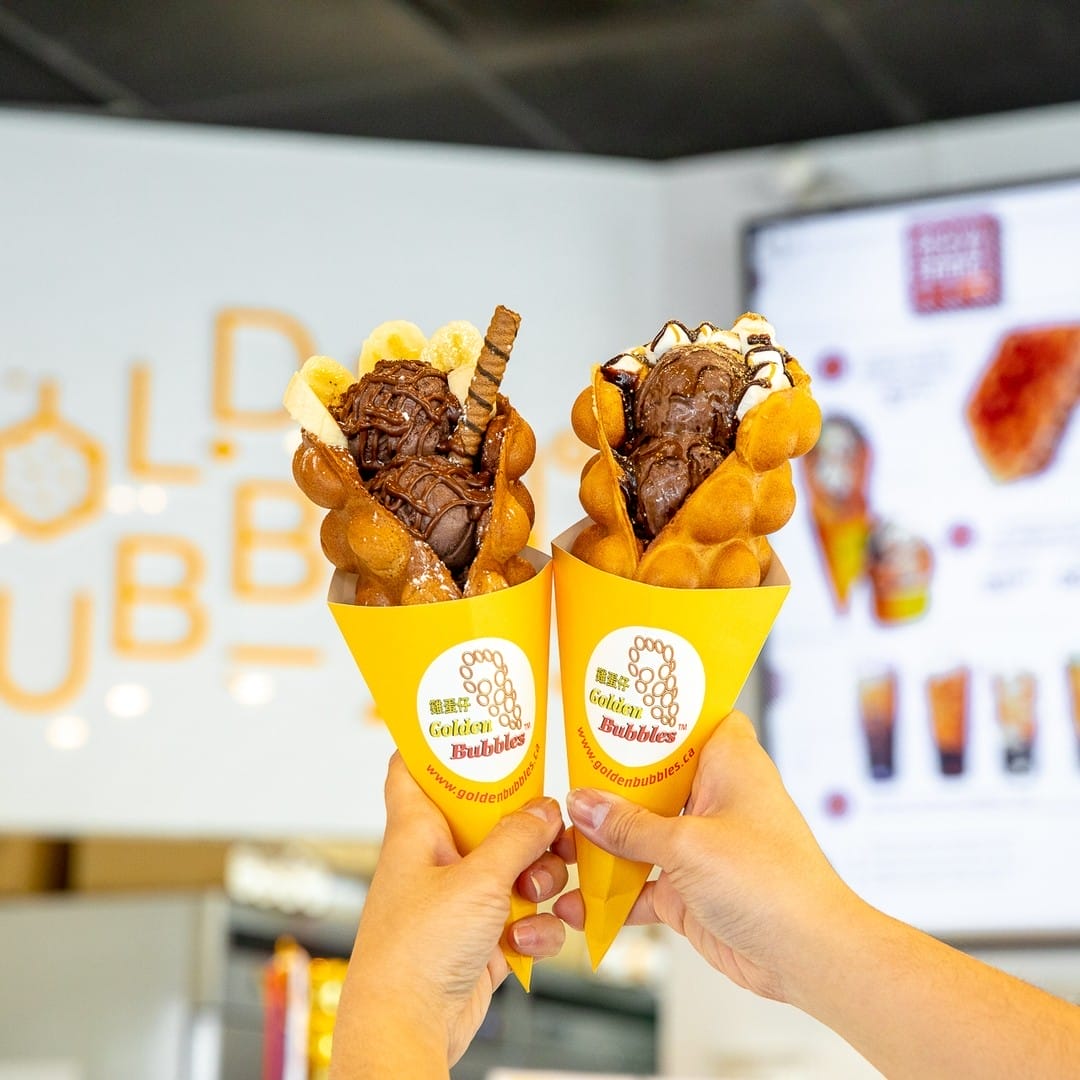 Golden Bubbles best dessert places in Toronto