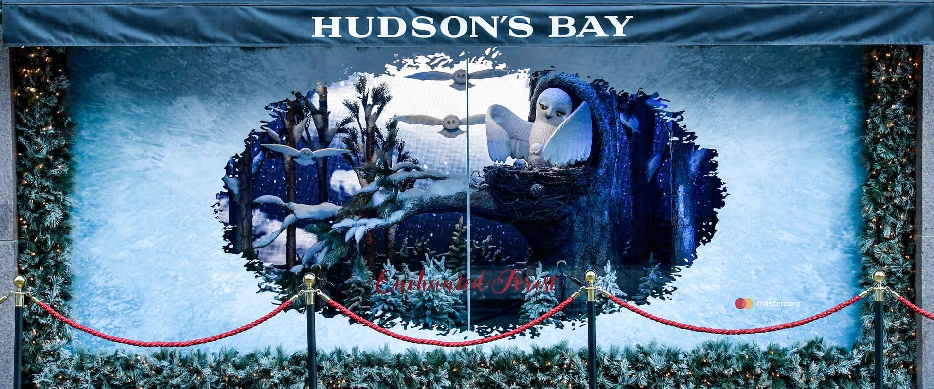 Hudson's Bay Christmas Windows Toronto