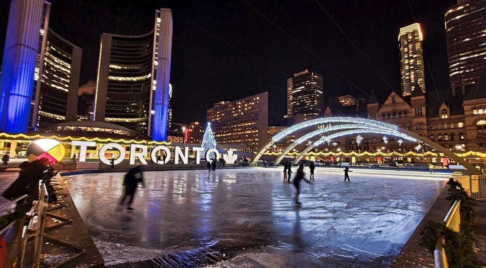 Nathan Phillips Square Skating Rink