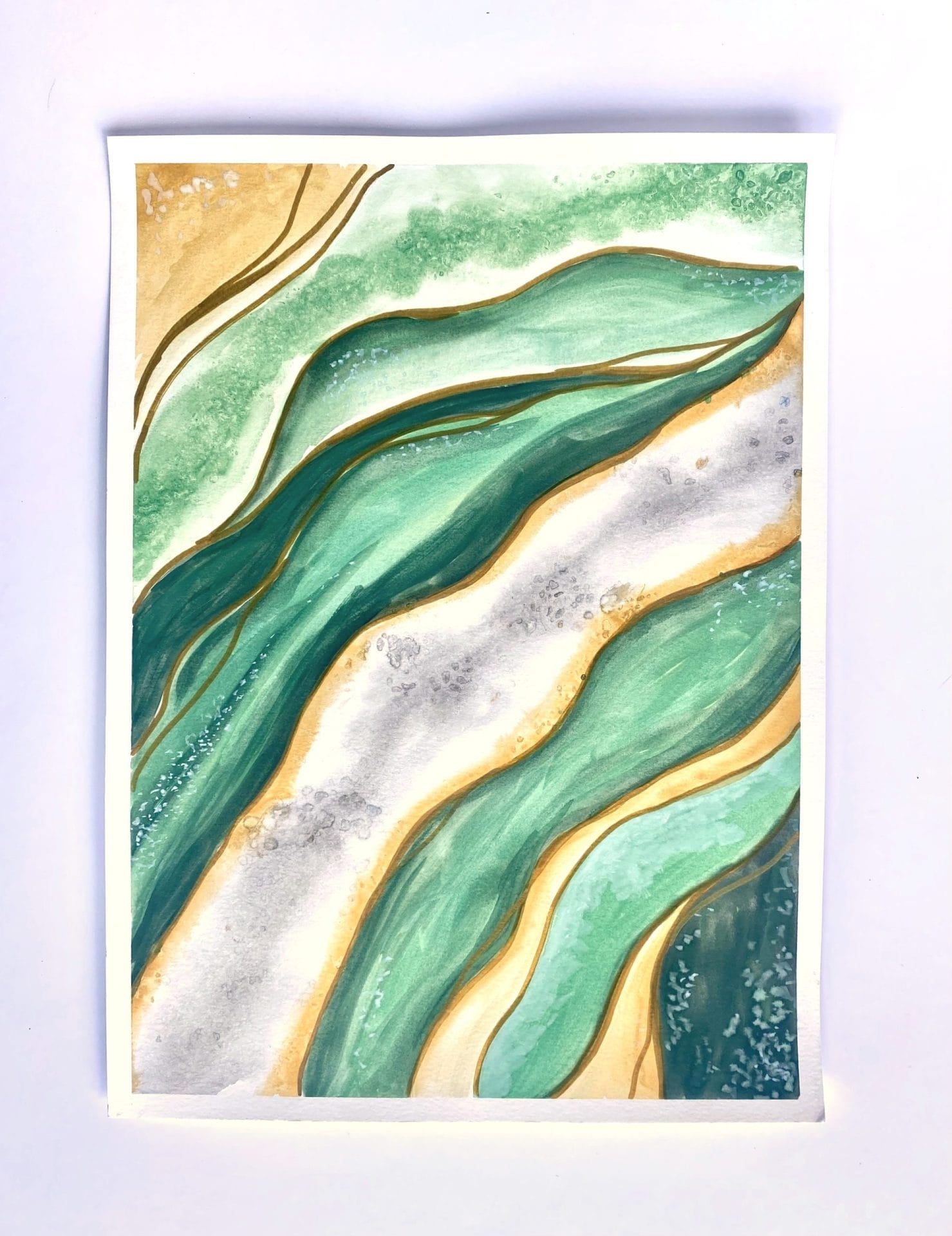 In-Studio Watercolour Paint Night - Abstract Geode