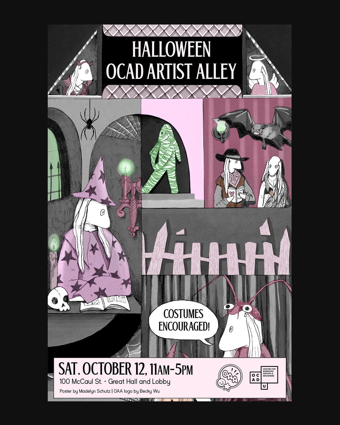Halloween OCAD Artist Alley (October 12)