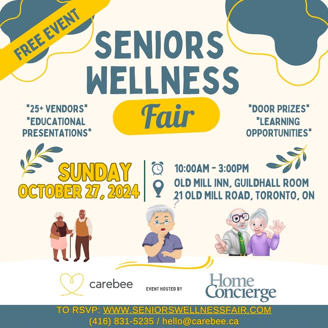 2024 Seniors Wellness Fair What To Do This Week in Toronto (October 21 to 27)