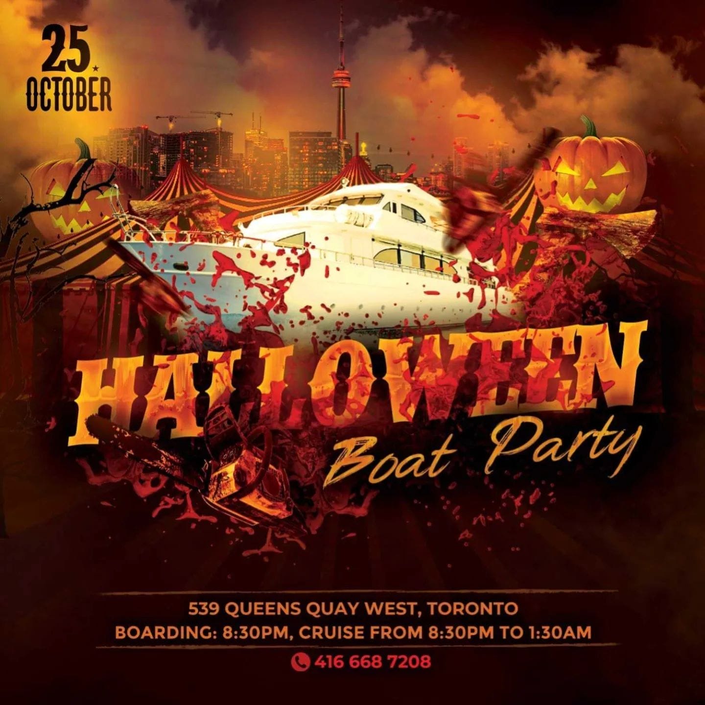 Toronto Halloween Boat Party | Jubilee Queen Cruises What To Do This Week in Toronto (October 21 to 27)