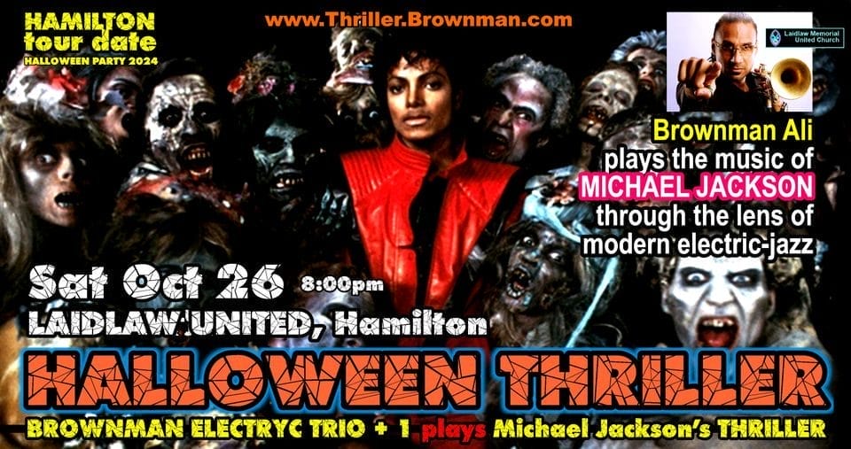 Halloween Thriller (Hamilton) - MJ as Electric Jazz  Halloween Events in Hamilton