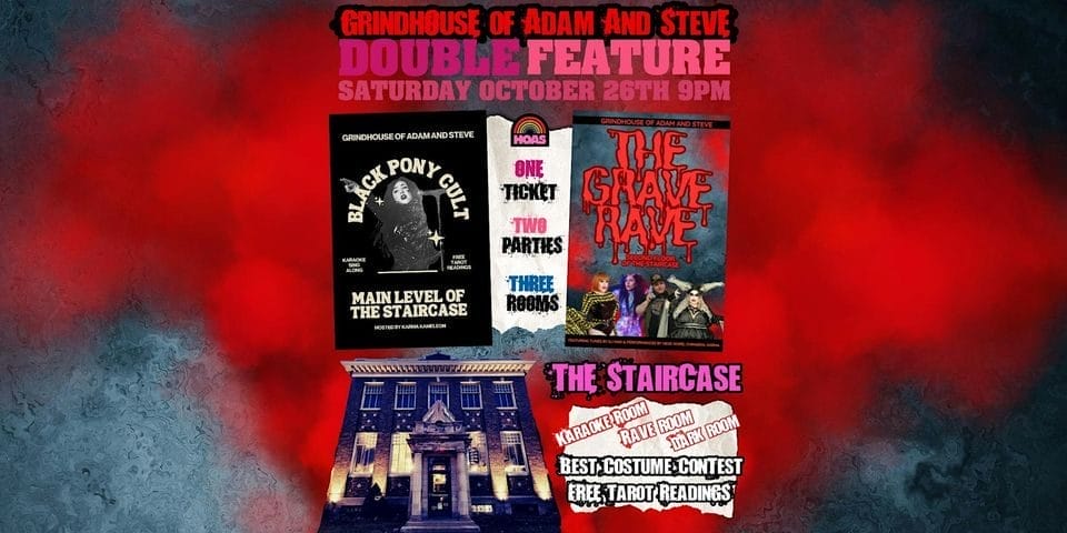  Grindhouse of Adam and Steve // Halloween Double Party Feature Halloween Events in Hamilton