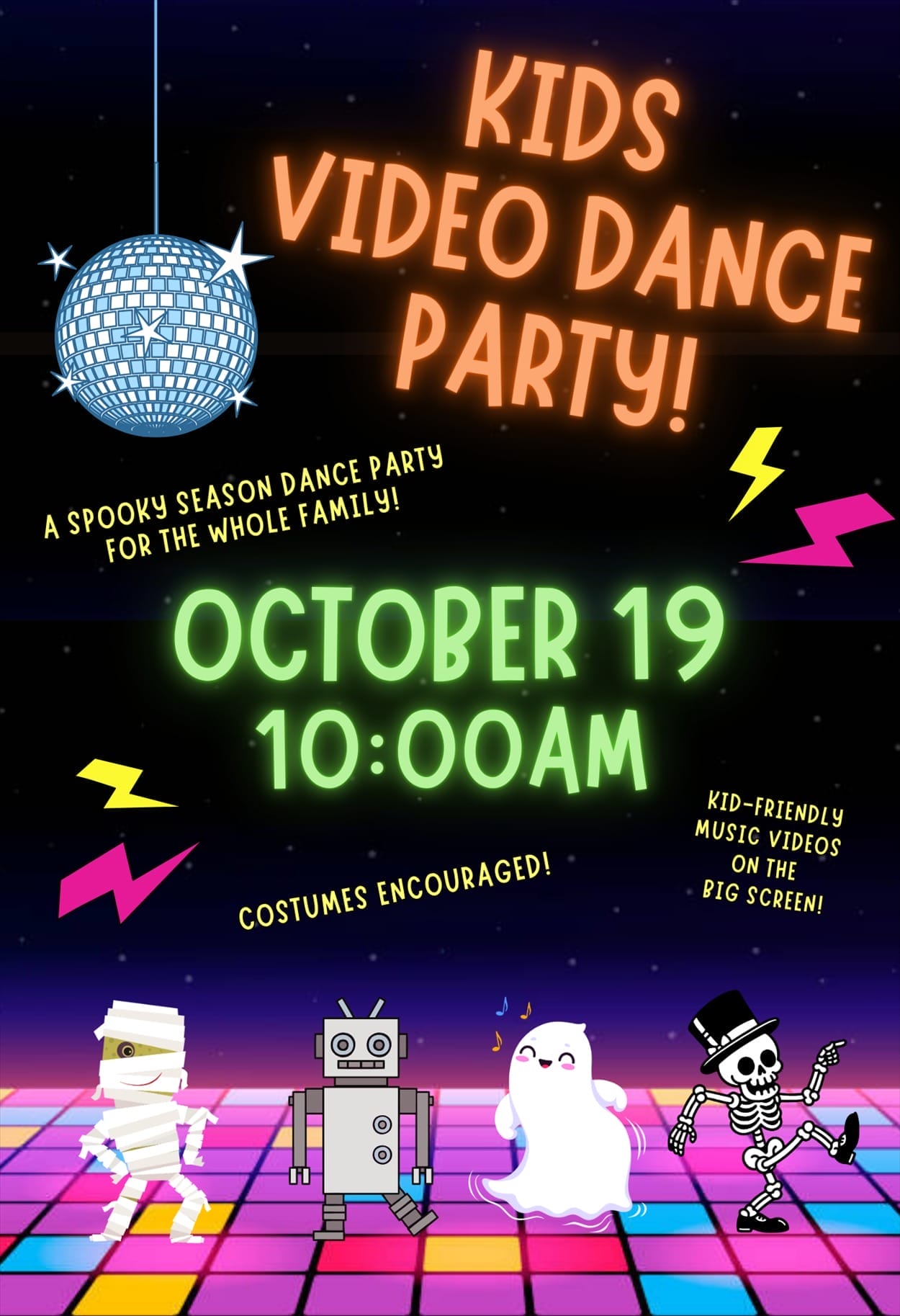 Halloween Kids Video Dance Party