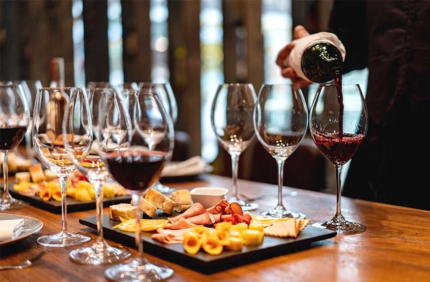 Consignment Wine Tasting Experience: Five Wines & Five Small Pairings