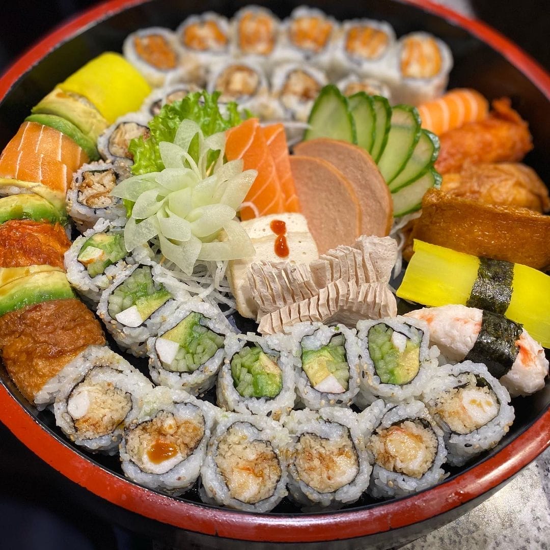 A plant-based Japanese restaurant offering creative sushi rolls and dishes, known for its flavorful vegetarian and vegan options.