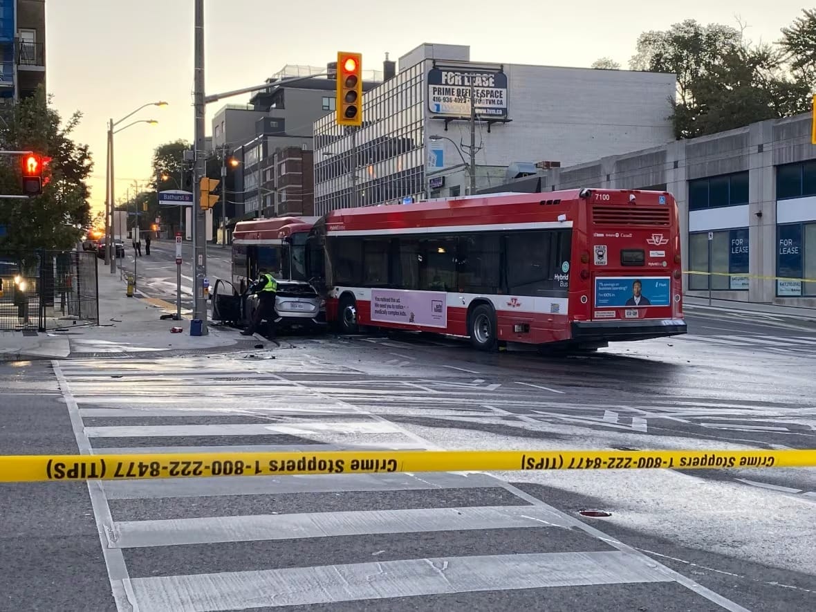 Heroic TTC Bus Driver Saves Man from Burning Car 