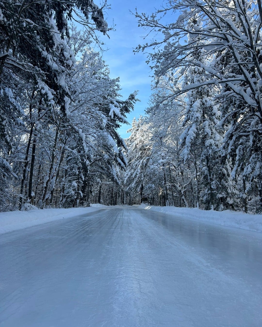 A 1.5 km skating path in Huntsville surrounded by nature.