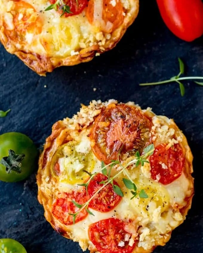 Viral Christmas Recipe: Cheese and Tomato Mini Tartlets