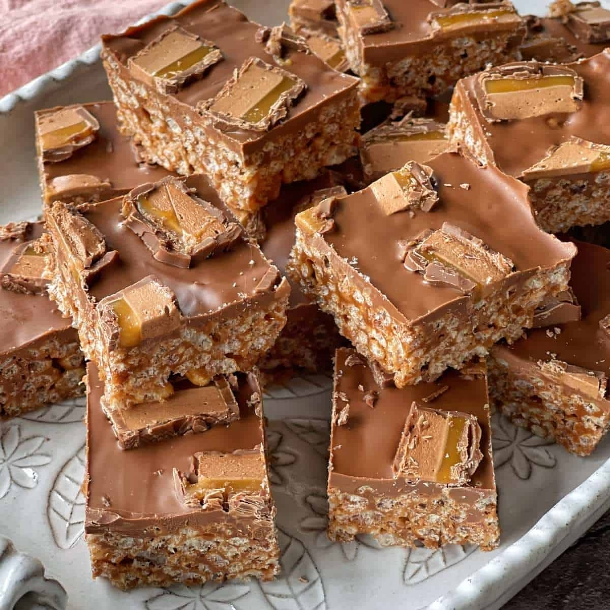 Christmas Mars Bar Slice