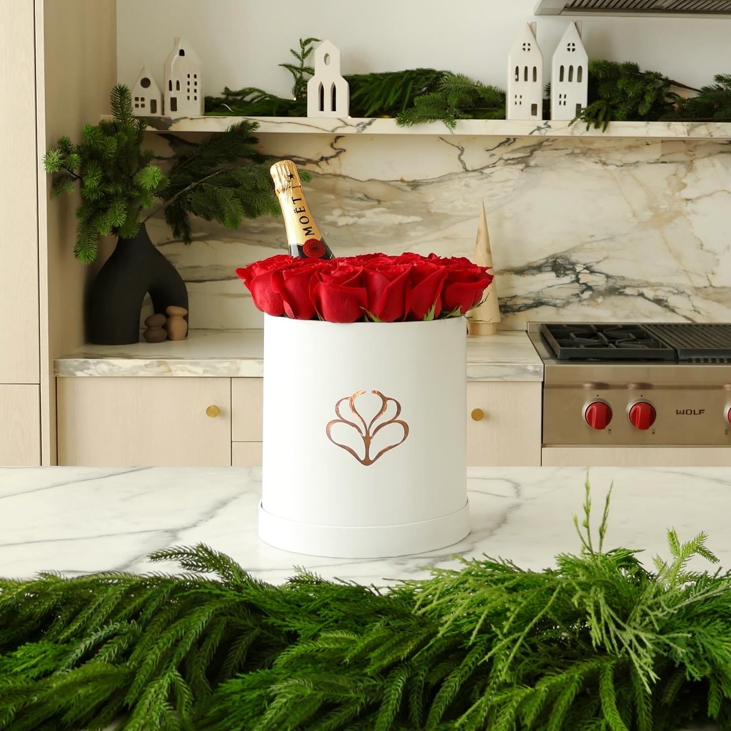 Luxury Christmas Flowers and Gourmet Gifts