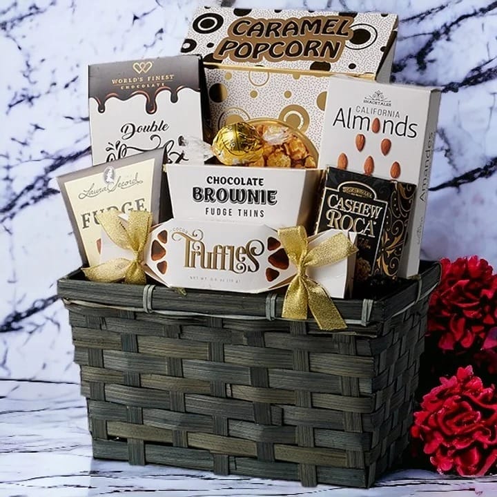 Luxury Christmas Flowers and Gourmet Gifts