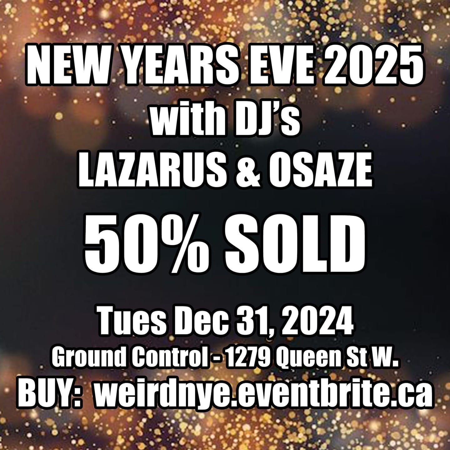 glamorous New Year's Eve celebration