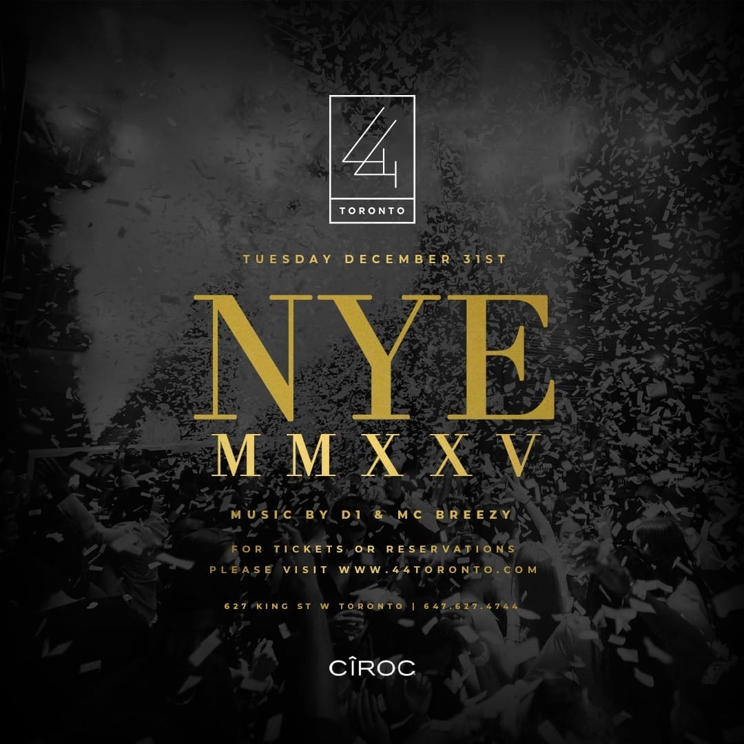 New Year’s Eve Parties in Toronto