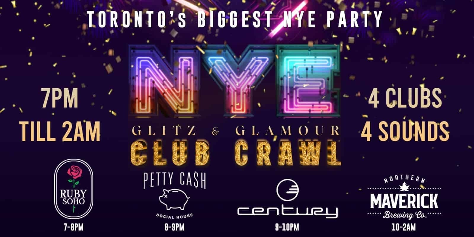 New Year’s Eve Parties in Toronto