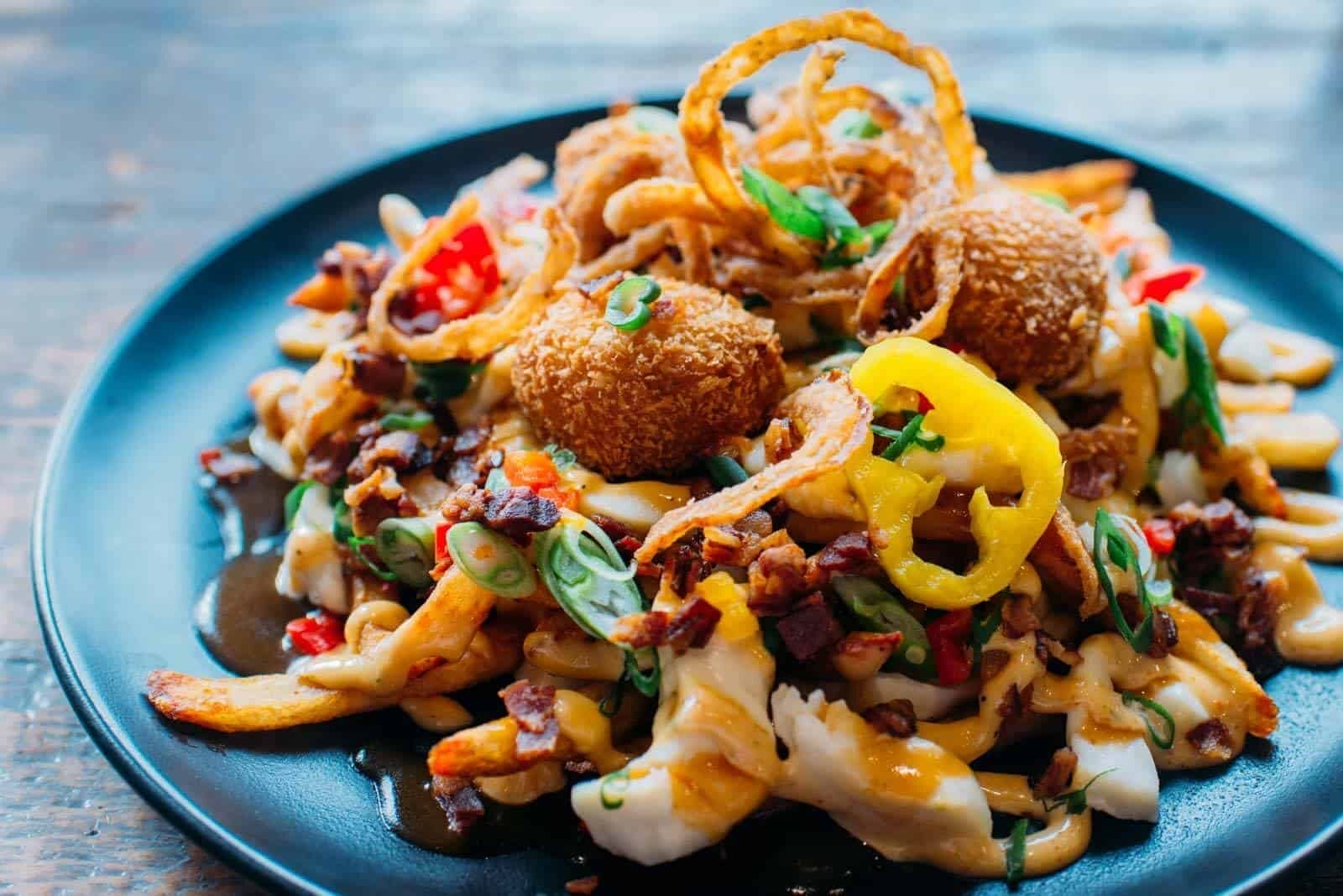 A customized Canadian Poutine