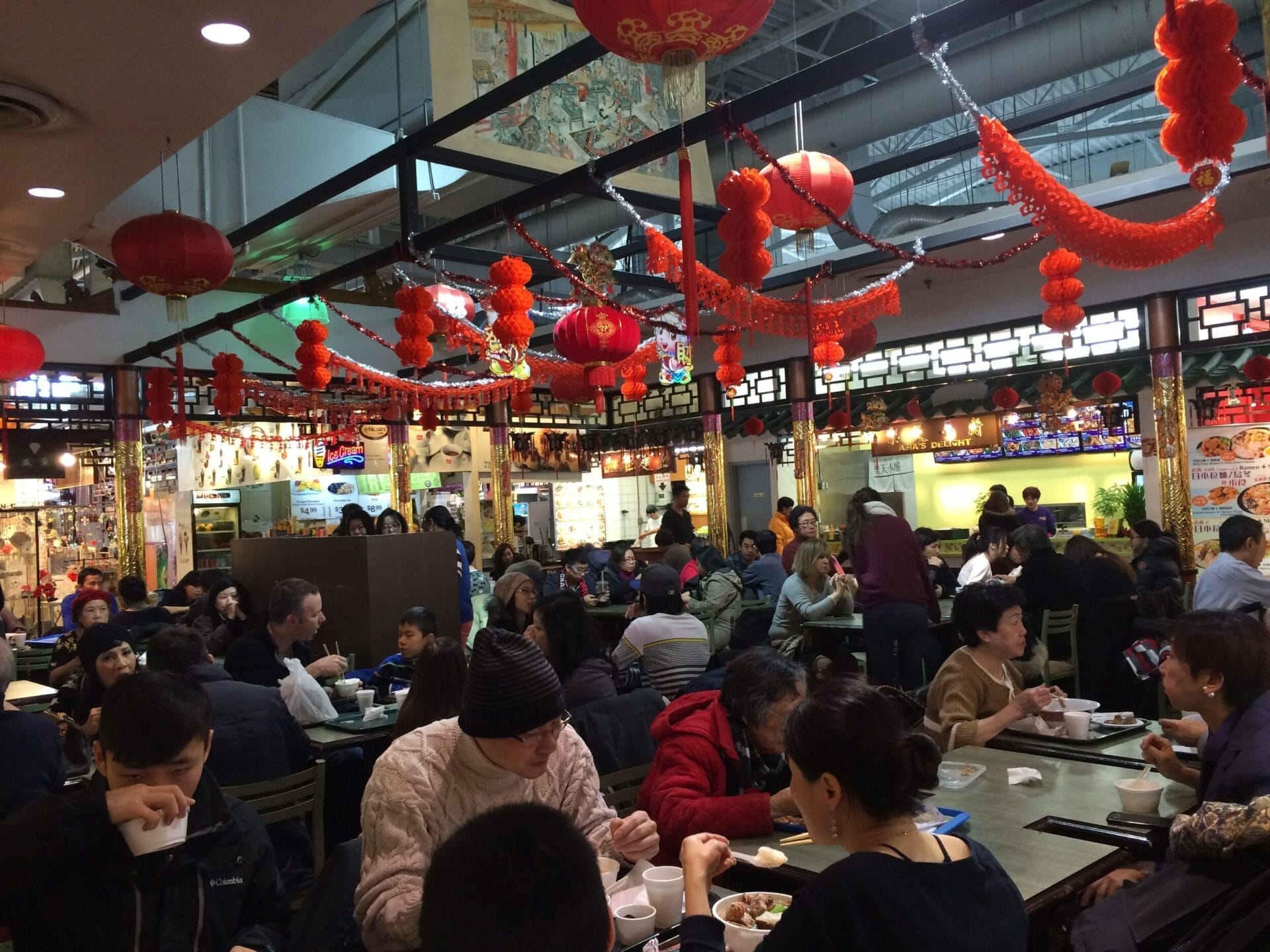 Food market at Pacific Mall.