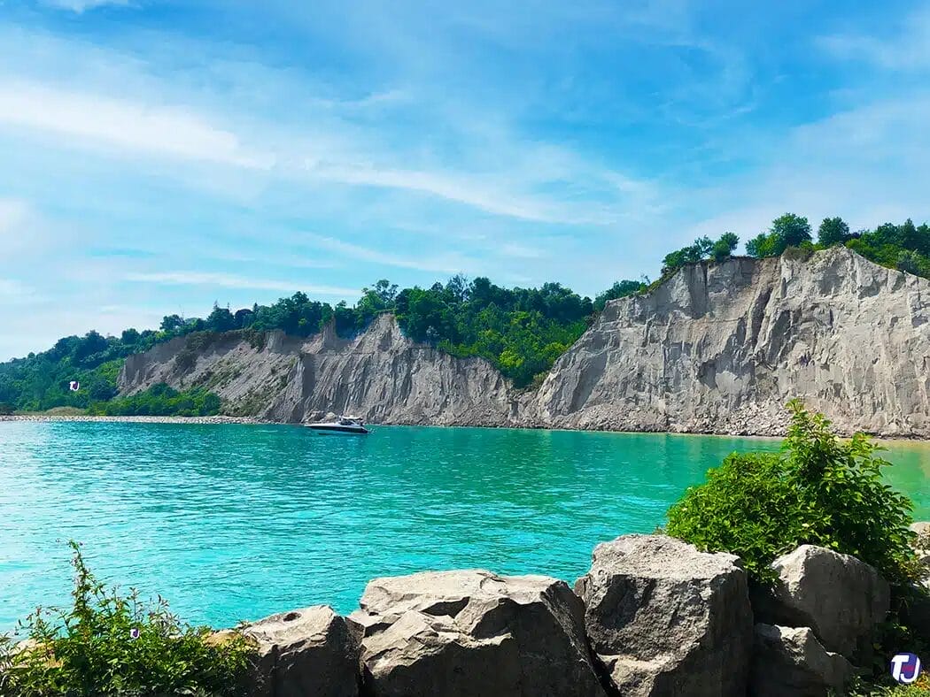 The Scarborough Bluffs on Toronto's east-end.