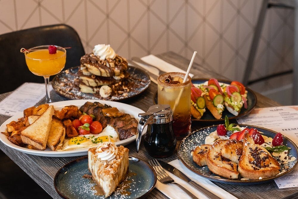 A gluten-free breakfast feast.