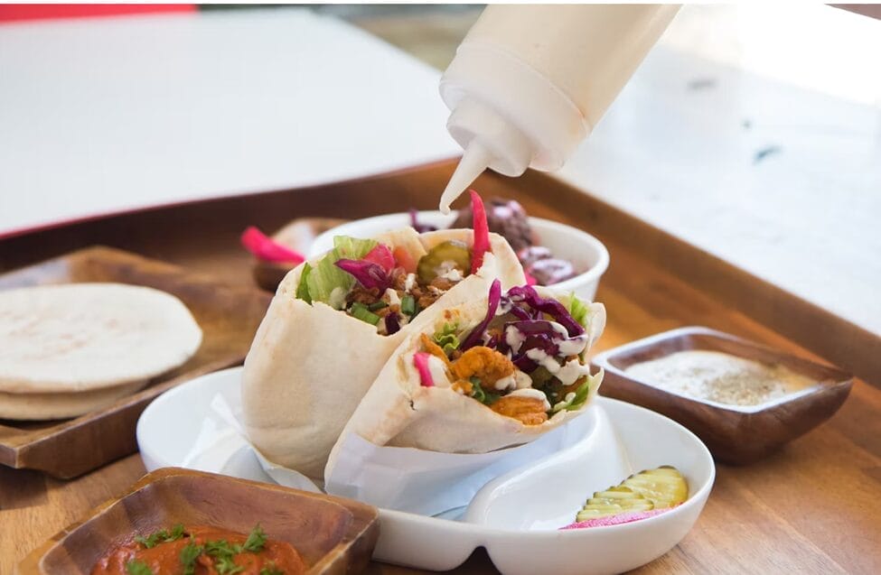 Eat Nabati blends the flavors of the Middle East with the North's harvest. It draws inspiration from the markets and street food of various Middle Eastern countries.