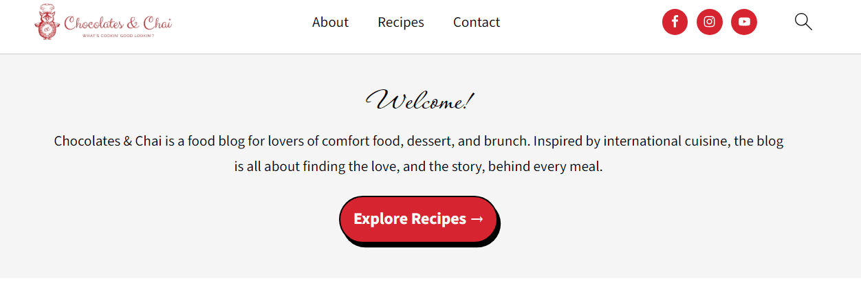 Chocolates & Chai Website