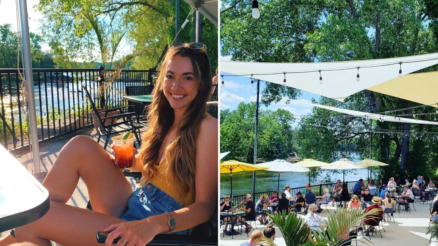 Brewery by the river in Niagara region - Food content creators and influencers