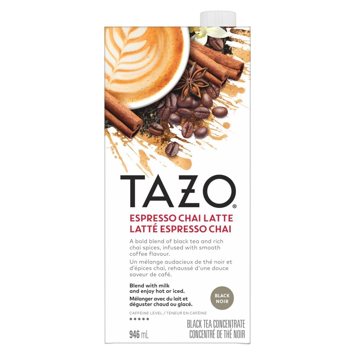 TAZO's new chai latte concentrate.