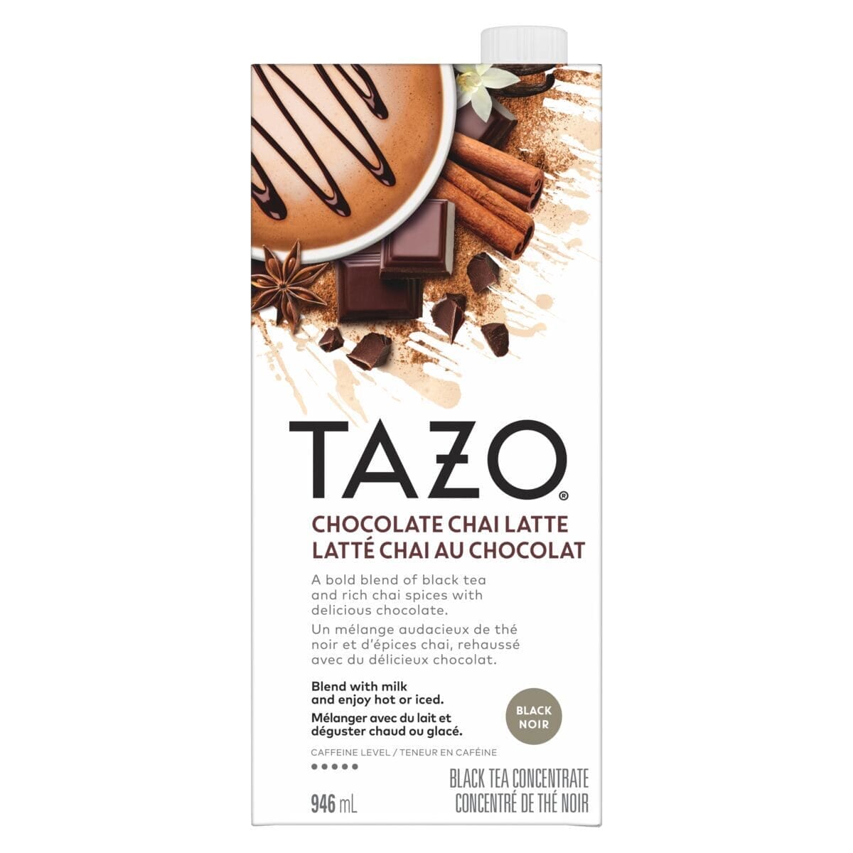 TAZO's new chai latte concentrate.