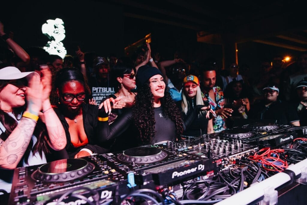 DJ set at the Clubhouse Nights Miami debut.
