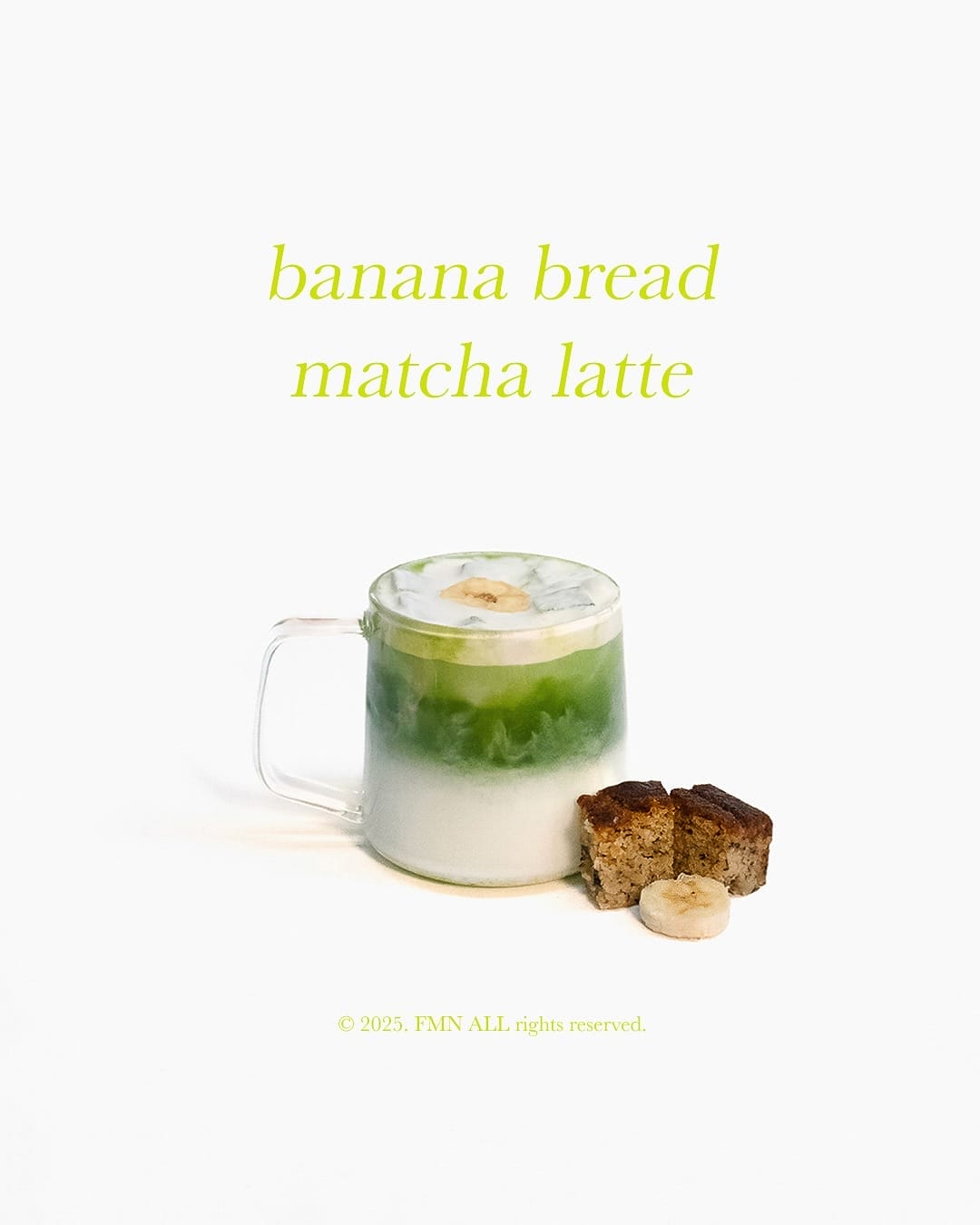Banana Bread Matcha Latte