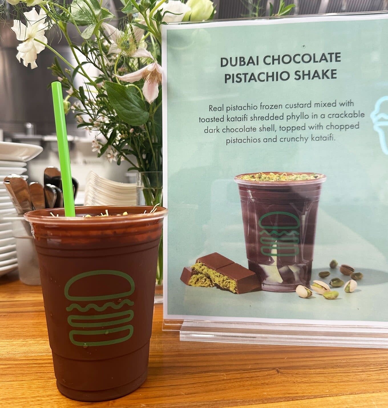 Dubai Chocolate shake