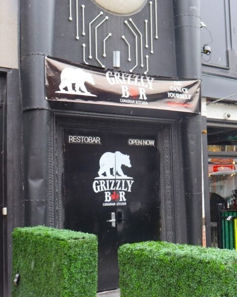 Entrance to the Grizzly Bar