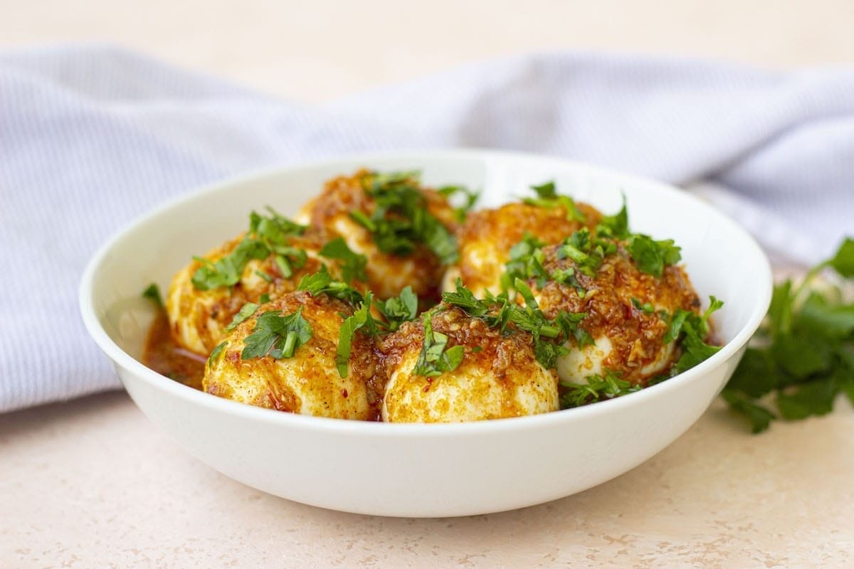 A bowl of Egg Boil 