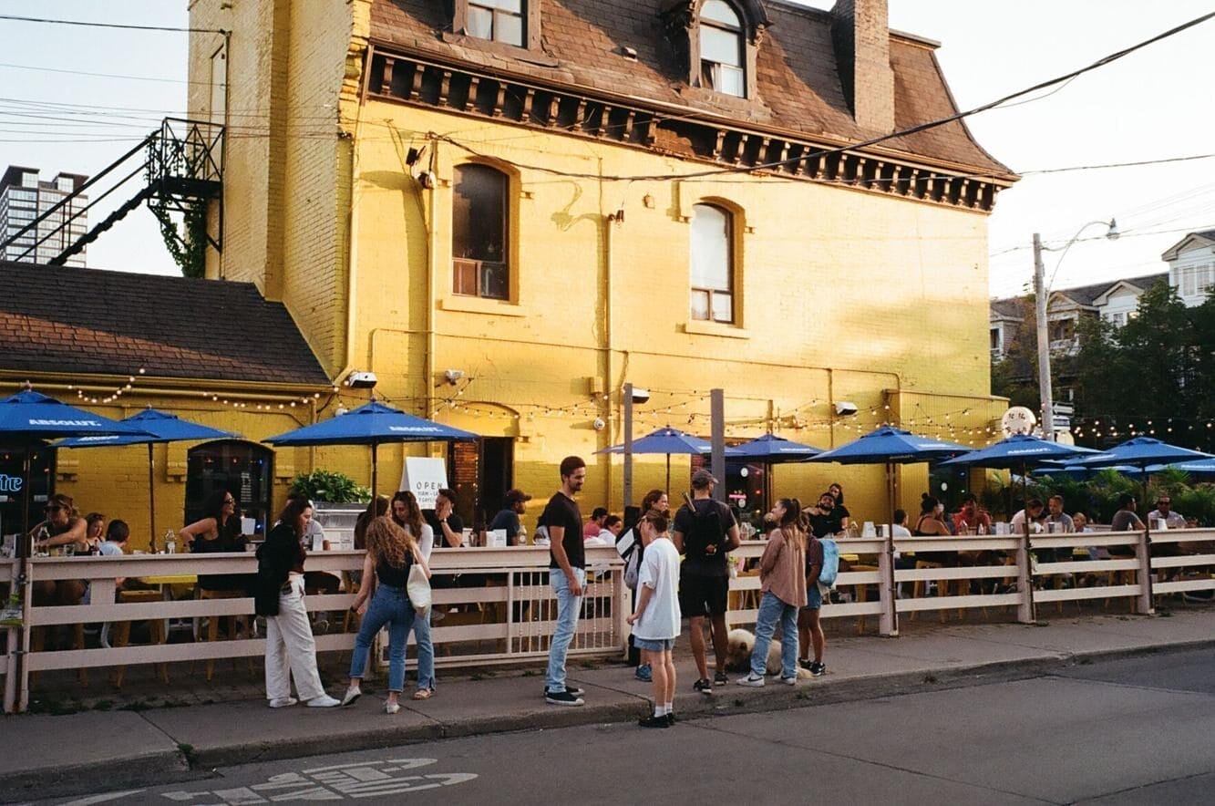 Outside of Pennies Bar 