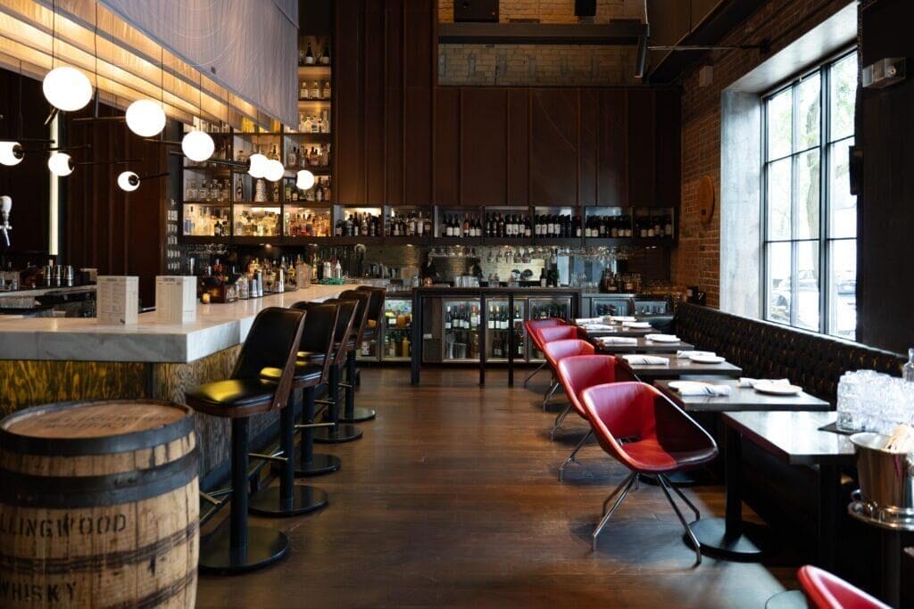 The Carbon Bar lounge area