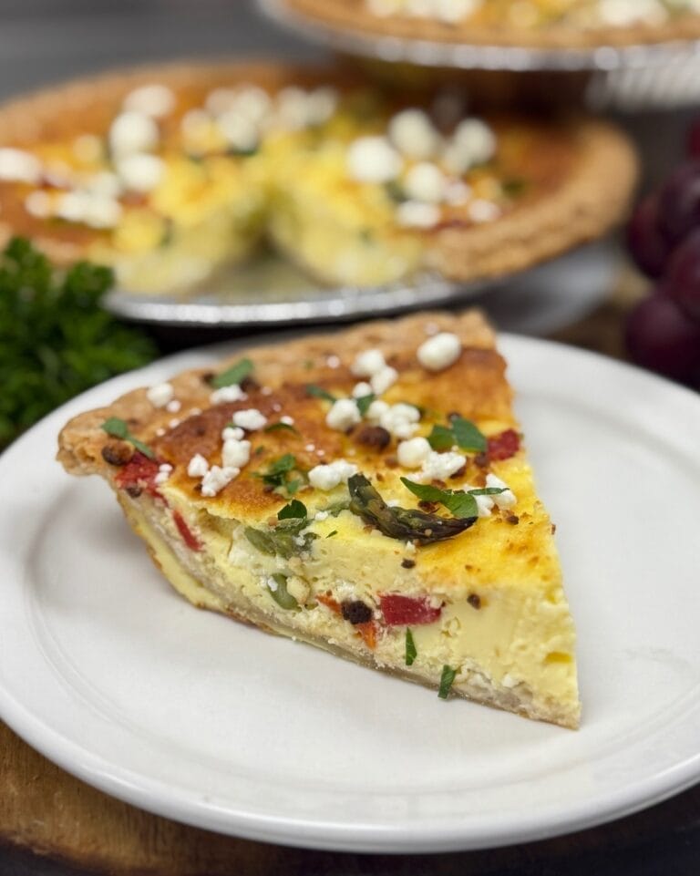 Spring Vegetable Quiche A Brunch Favorite with Seasonal Veggies