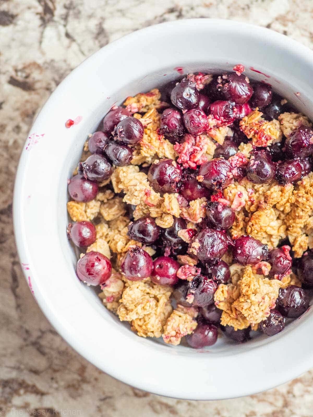 Saskatoon Berry Crisp