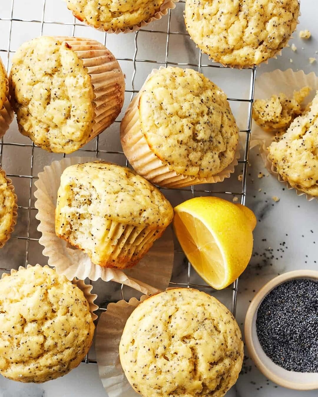 Lemon Poppy Seed Muffins: Freshly Baked Treat for Spring Mornings