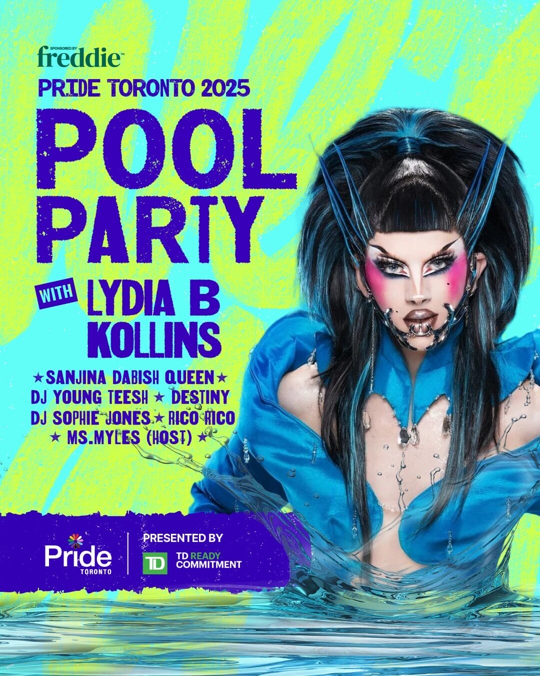 pool party event poster