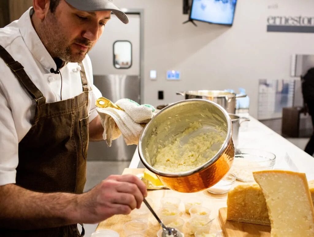 people in cooking class at eataly