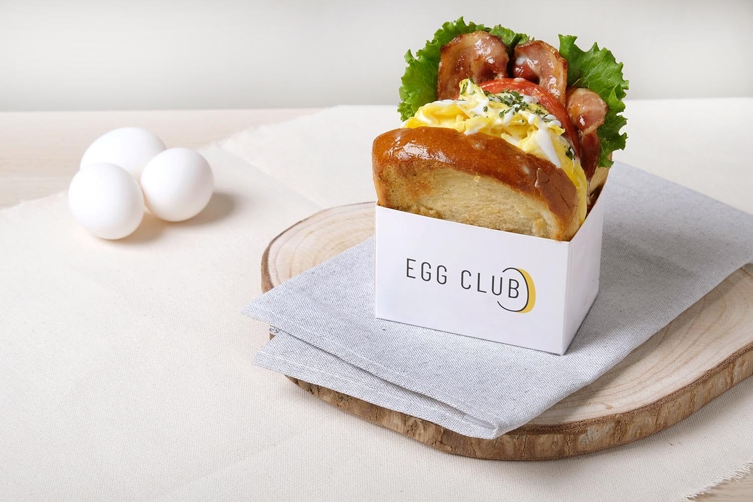 egg sandwich from egg club