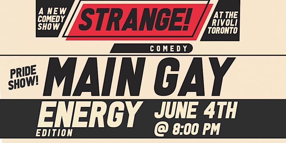poster for The Rivoli's Pride Comedy Night