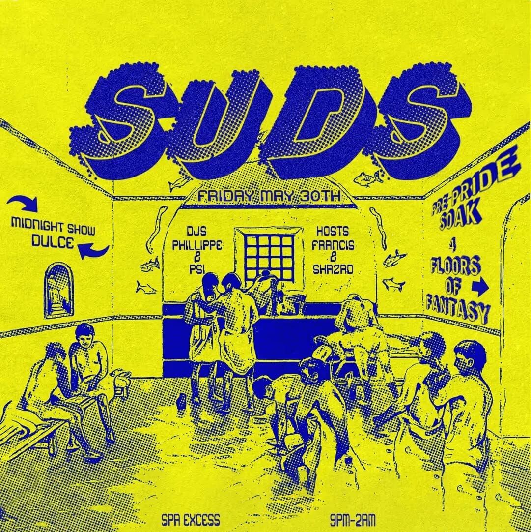 poster for SUDS ~ pre-Pride soak