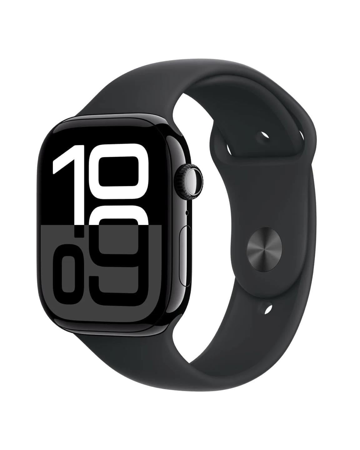 Apple Watch Series 4 GPS, 40mm, featuring a black sport band.Apple Watch Series 10 GPS Costco Canada June 2025 sale