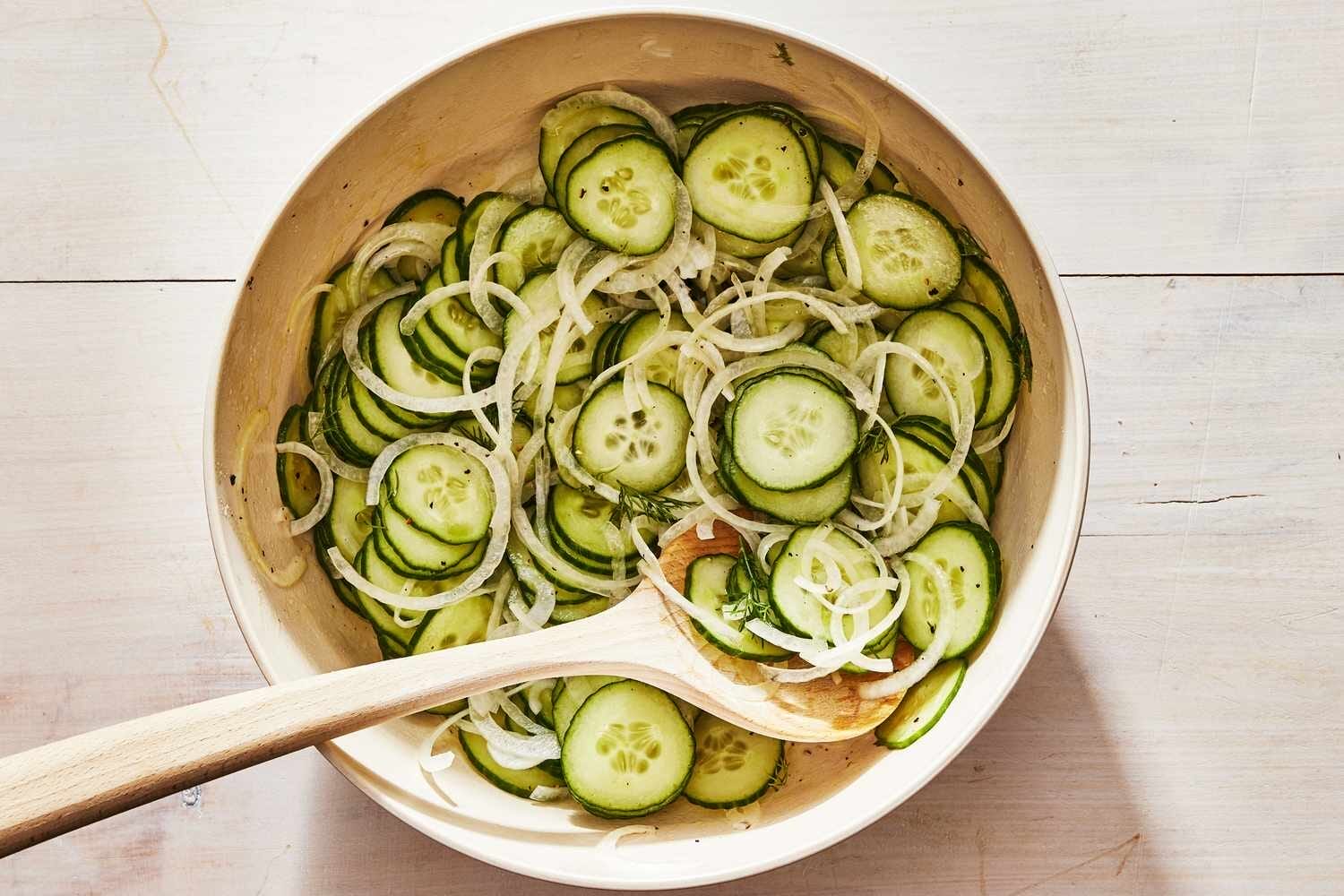 Cucumber and Vidalia Onion Salad