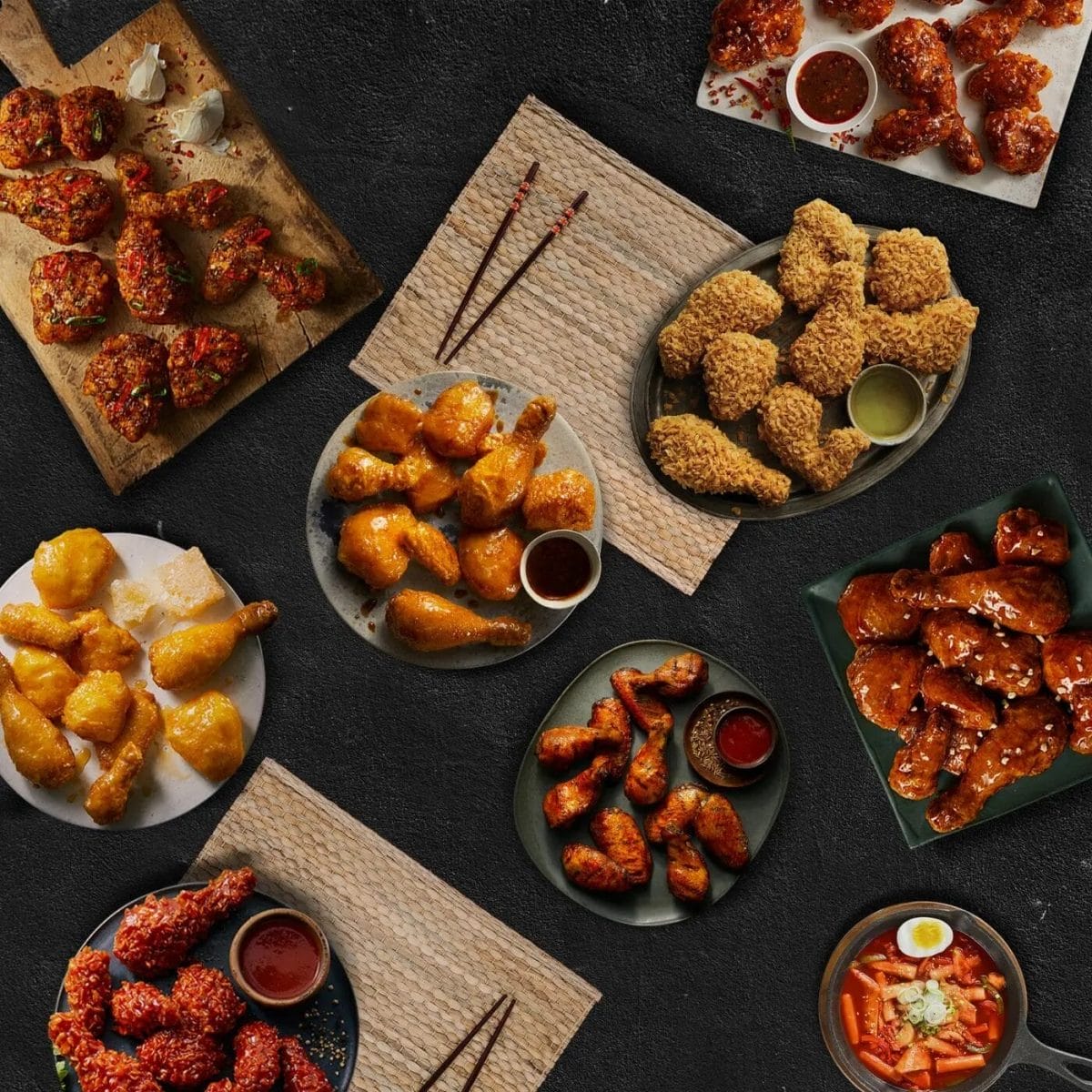 food at bbq chicken