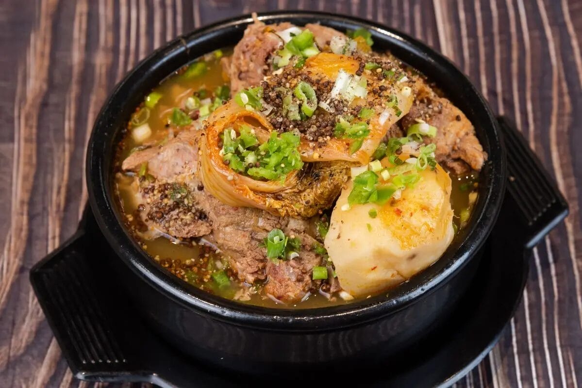 food in restaurant
